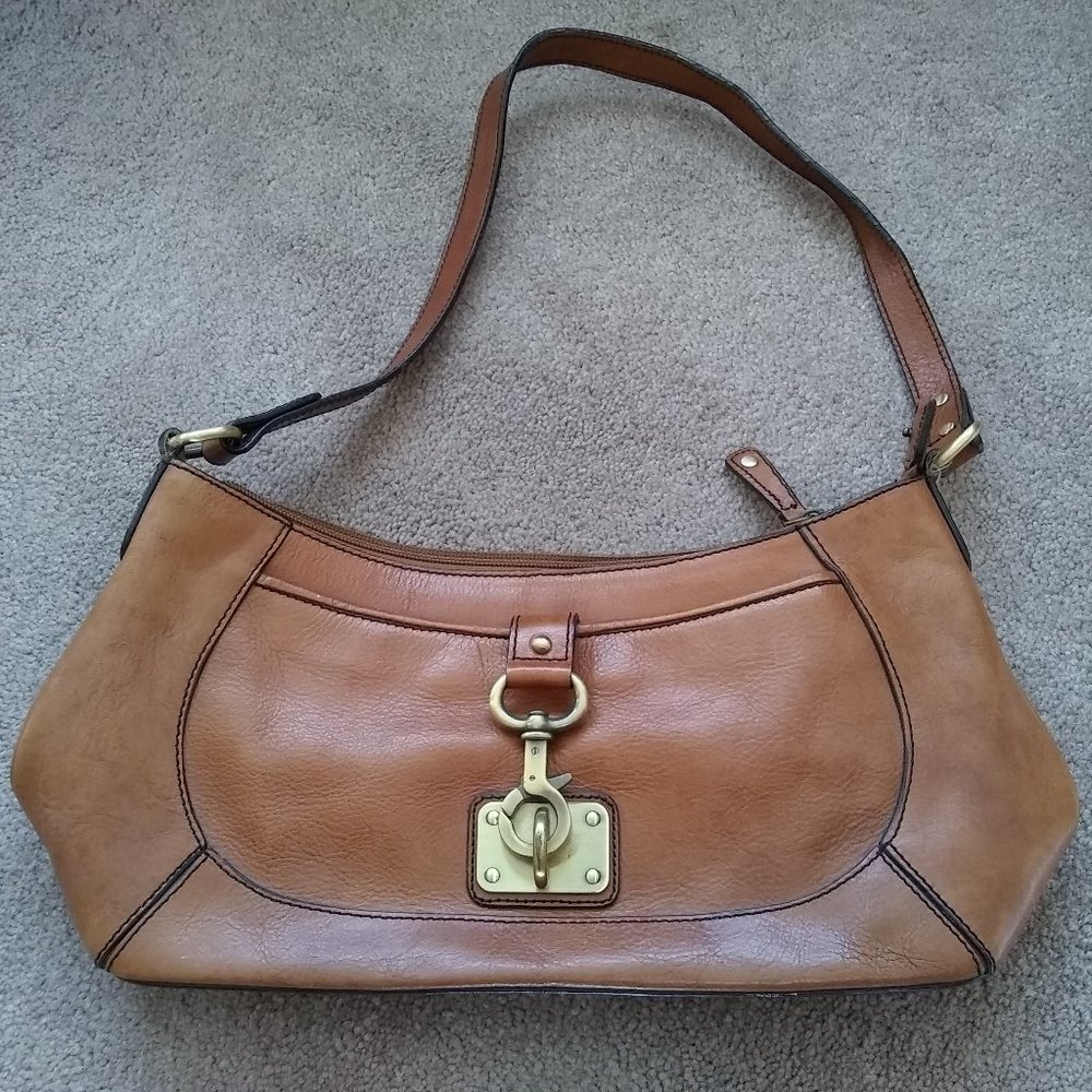 Vintage Leather Baguette Purse (Offers welcome!)